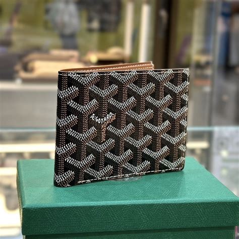 real goyard wallet identification.